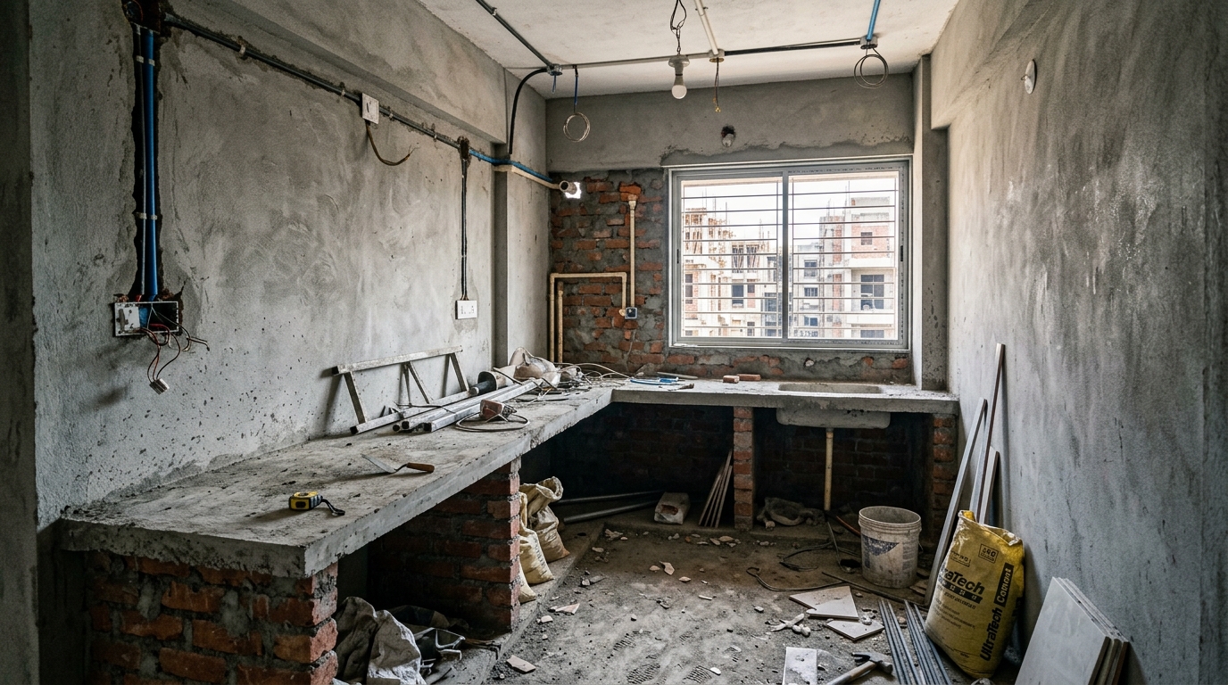 Before interior transformation
